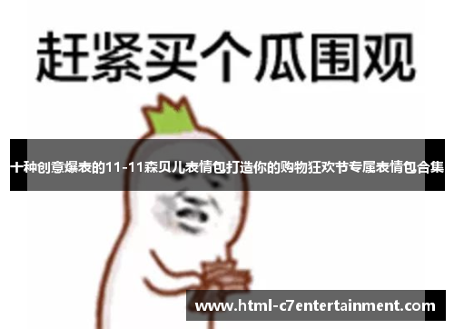 十种创意爆表的11-11森贝儿表情包打造你的购物狂欢节专属表情包合集